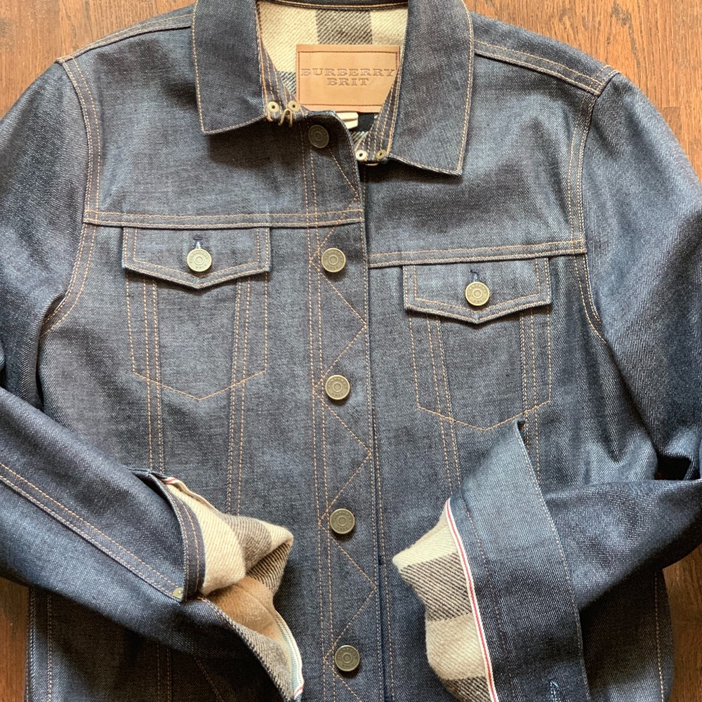 Authentic Burberry Brit Denim Jean Jacket